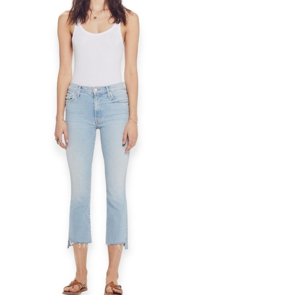 Mother • The Insider Crop Step Fray in Fresh Catch - Picture 1 of 15